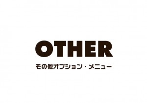 OTHER その他オプション・メニュー
